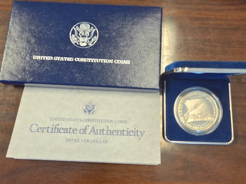 1987 US Constitution Uncirc. Silver Dollar