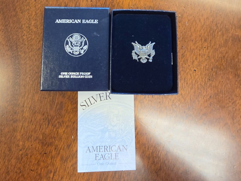 1999 1 Oz proof Silver Bullion Coin