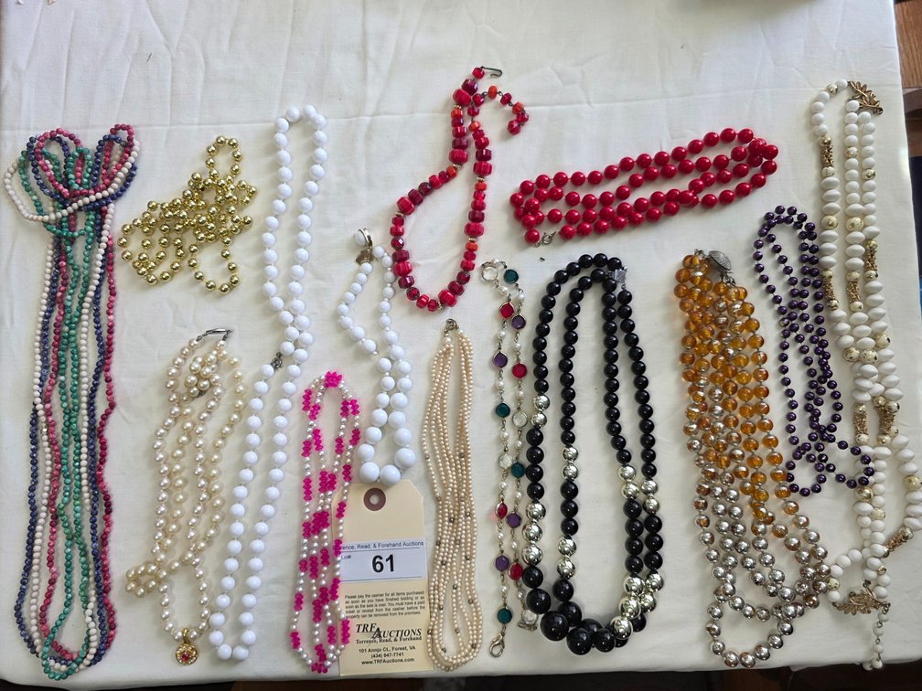 Beaded necklaces