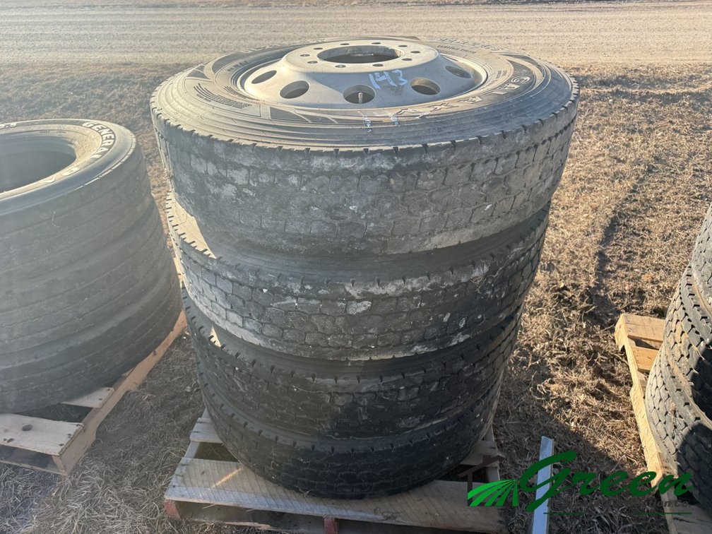 Truck tires and rims