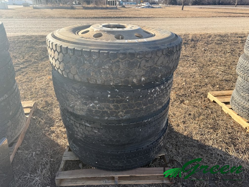 Truck tires and rims