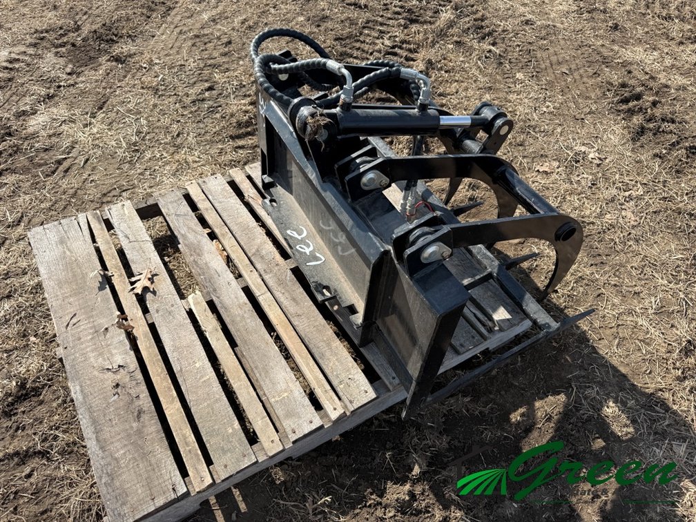Mini skidloader root grapple bucket
