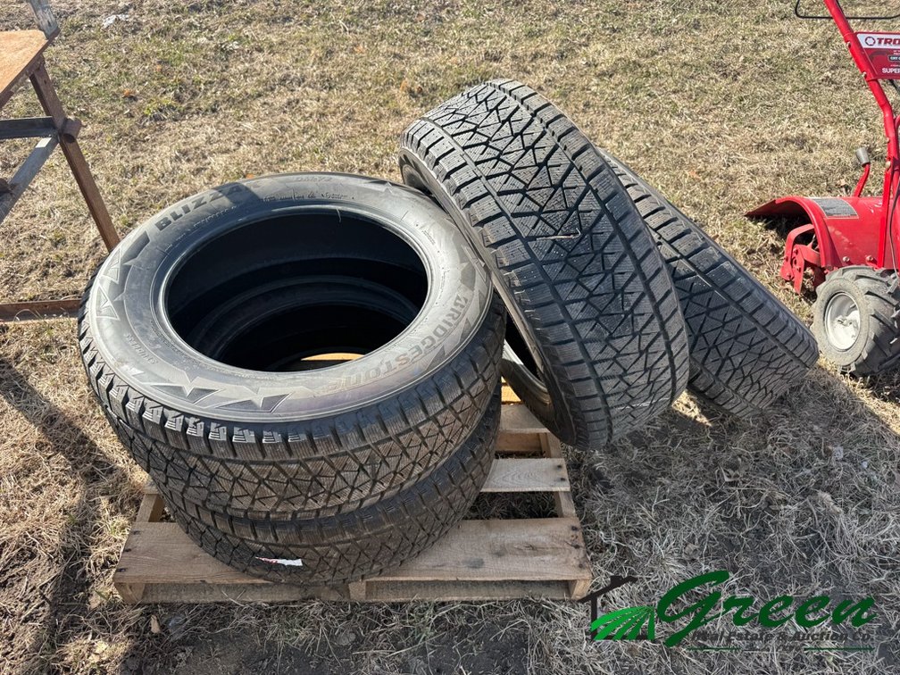 Stack of new tires