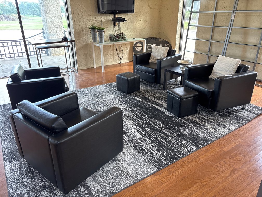Set of 4 Leather Chairs