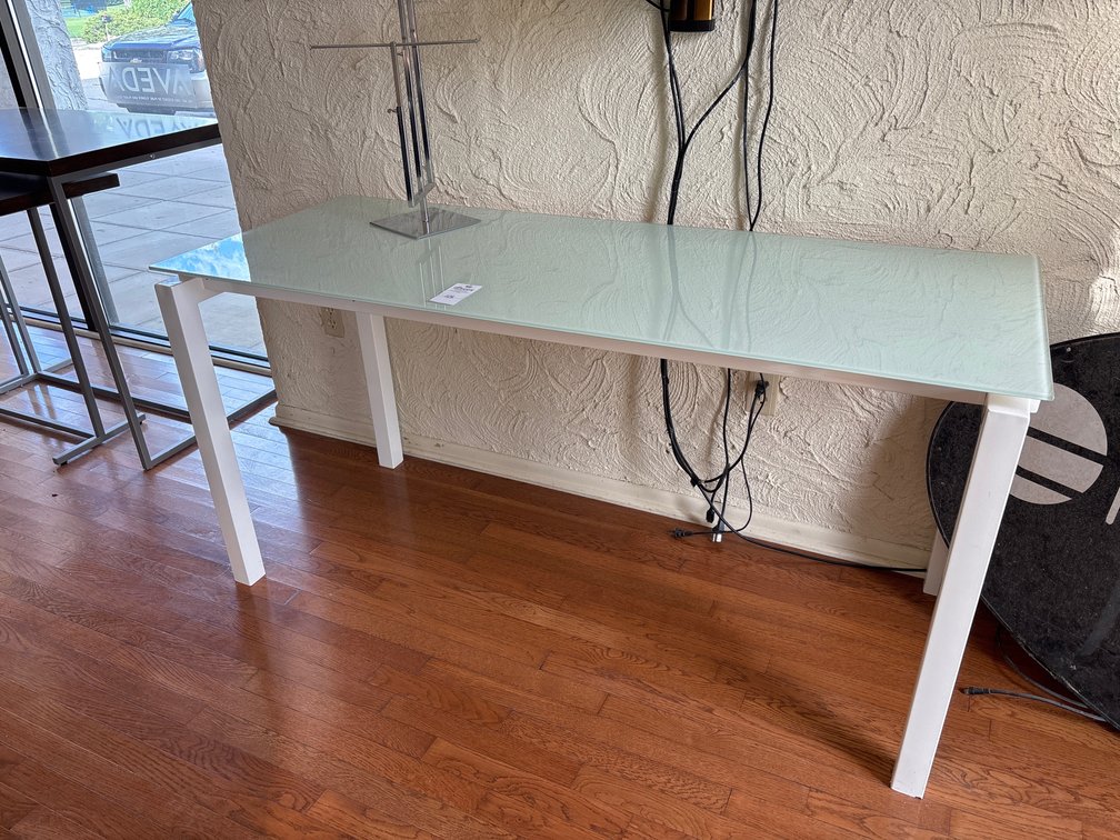 Glass Top Table
