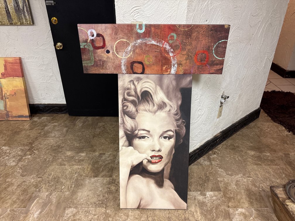 Pair of Canvas Portraits