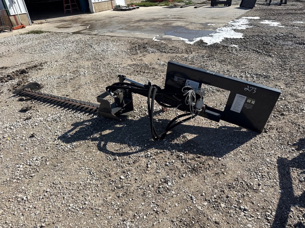 Wolverine skidloader sickle mower