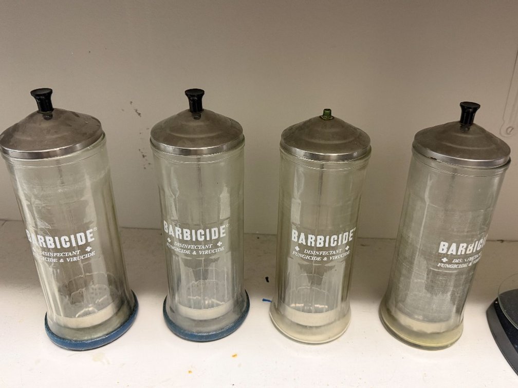 Barbicide Containers