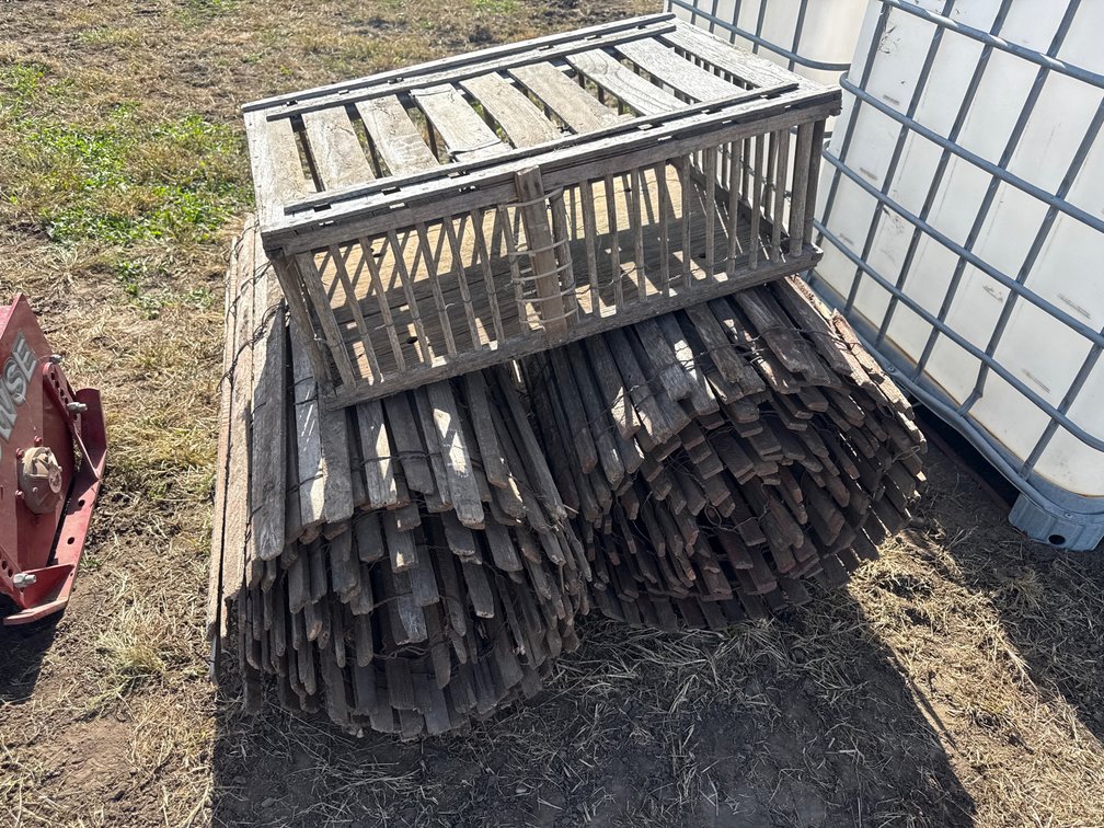 Snow fence and cage