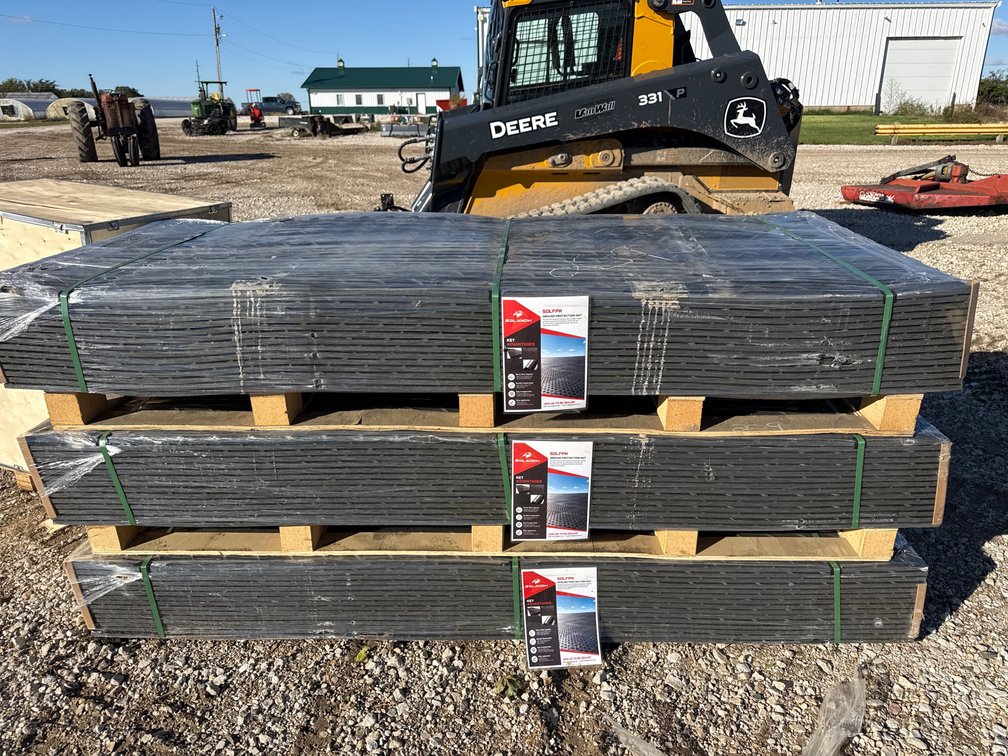 3 bundles of ground protection mats