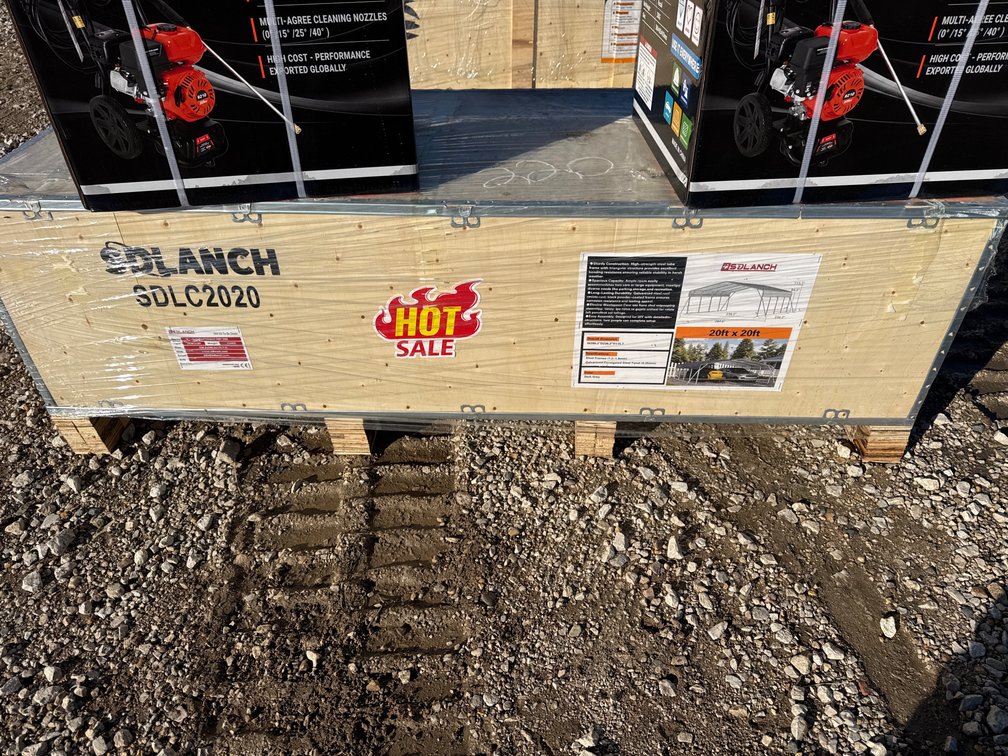 New 20x20 car port