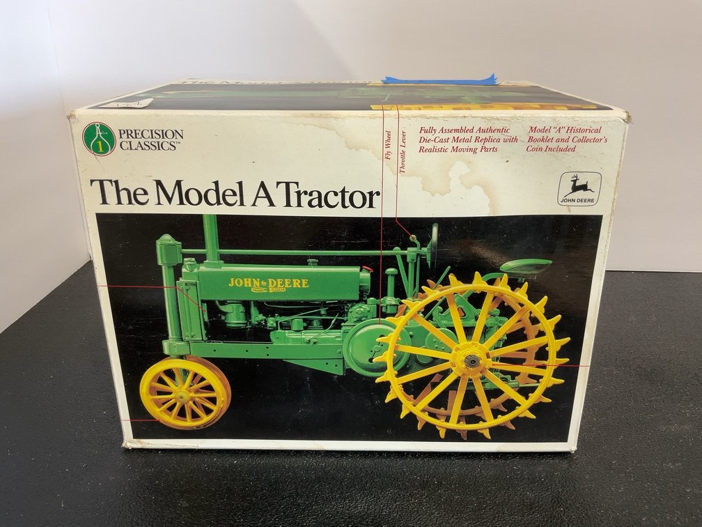 John Deere Model A on steel