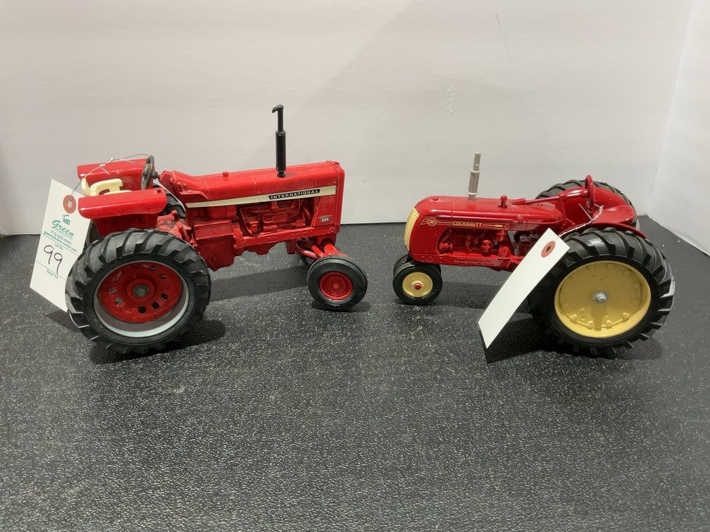 Cockshutt 50 and International Farmall 826