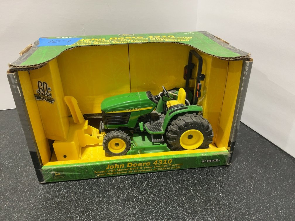John Deere 4310 with Mower and Snow Blower