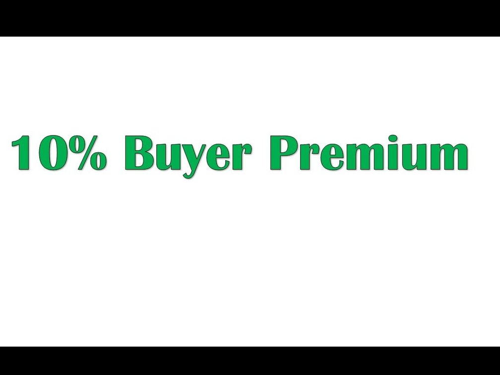 10% BUYER PREMIUM 