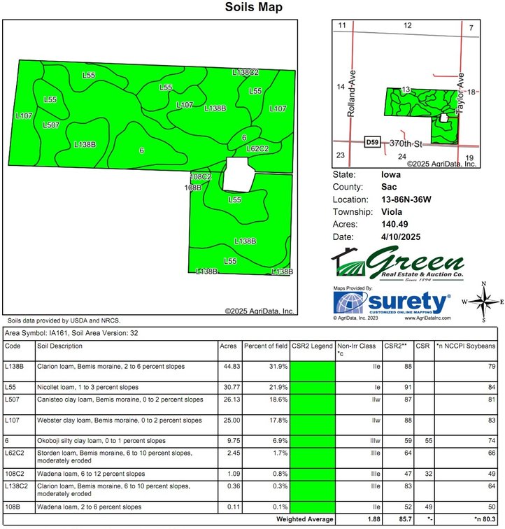 Image for Sac County, IA Farmland Auction!