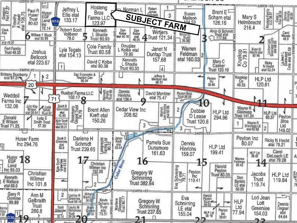 Image for Sac County, Iowa Farmland Auction!