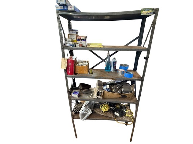 Image for Metal Rack w/ Contents