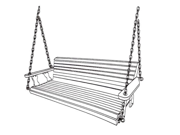 Image for Outdoor Bench Swing