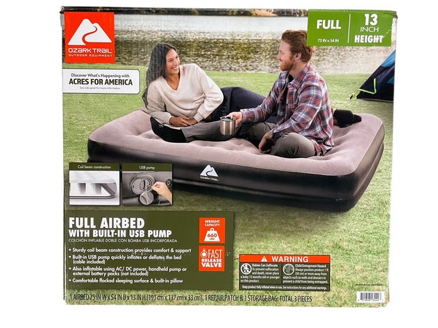 Image for Full Airbed with Pump