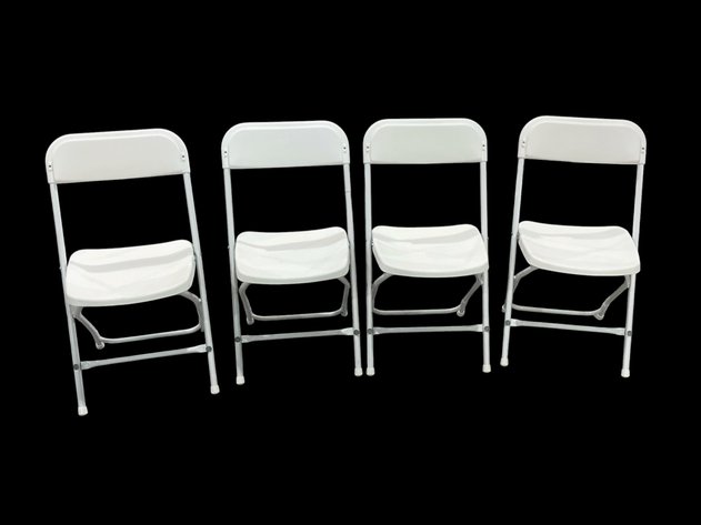 Image for White Folding Chairs