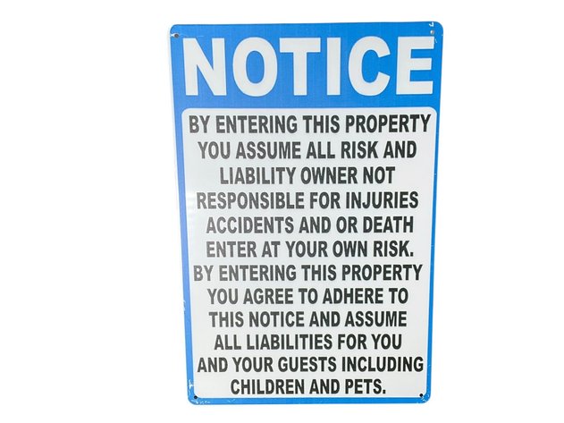 Image for Metal Sign