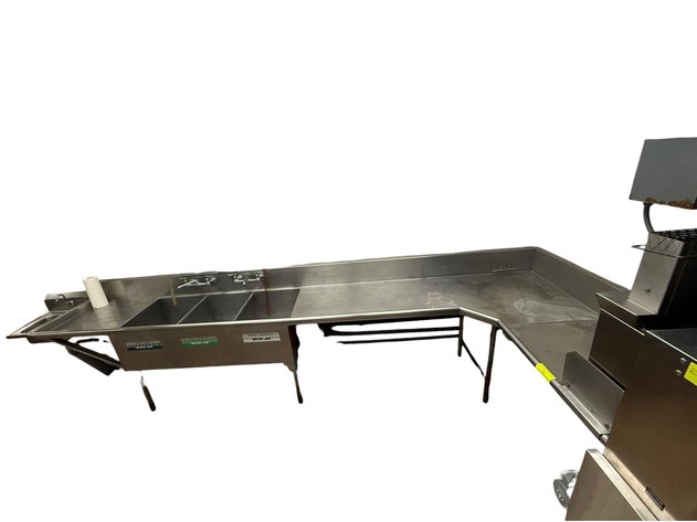 Image for Drain Board w/ 3-Compartment Sink