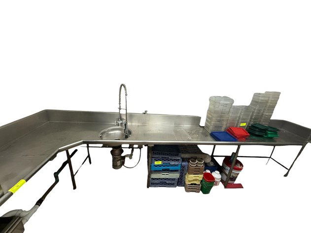 Image for Drain Board w/ Pre-Rinse/Garbage Disposal