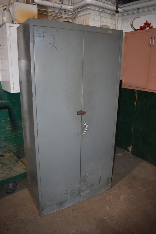 2-Door Steel Cabinet (Contents NOT Included)