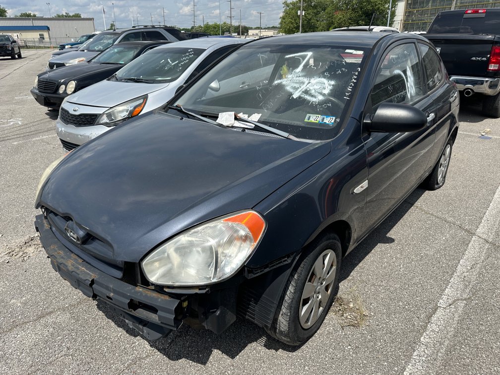 2008 Blue Hyundai Accent