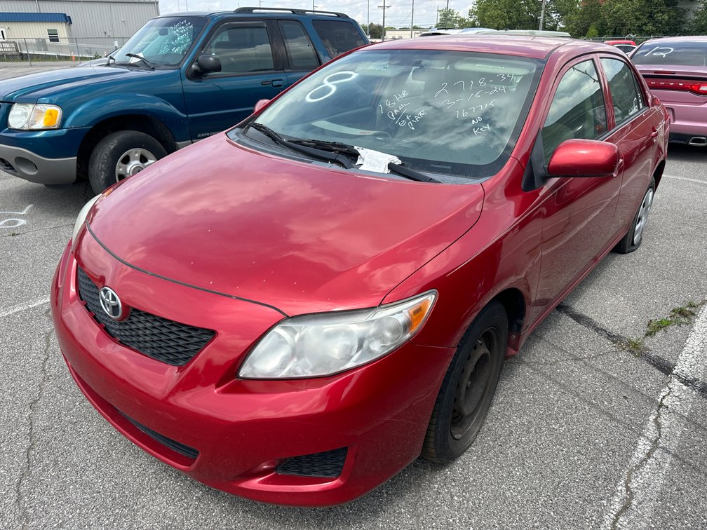 2010 Red Toyota Corolla