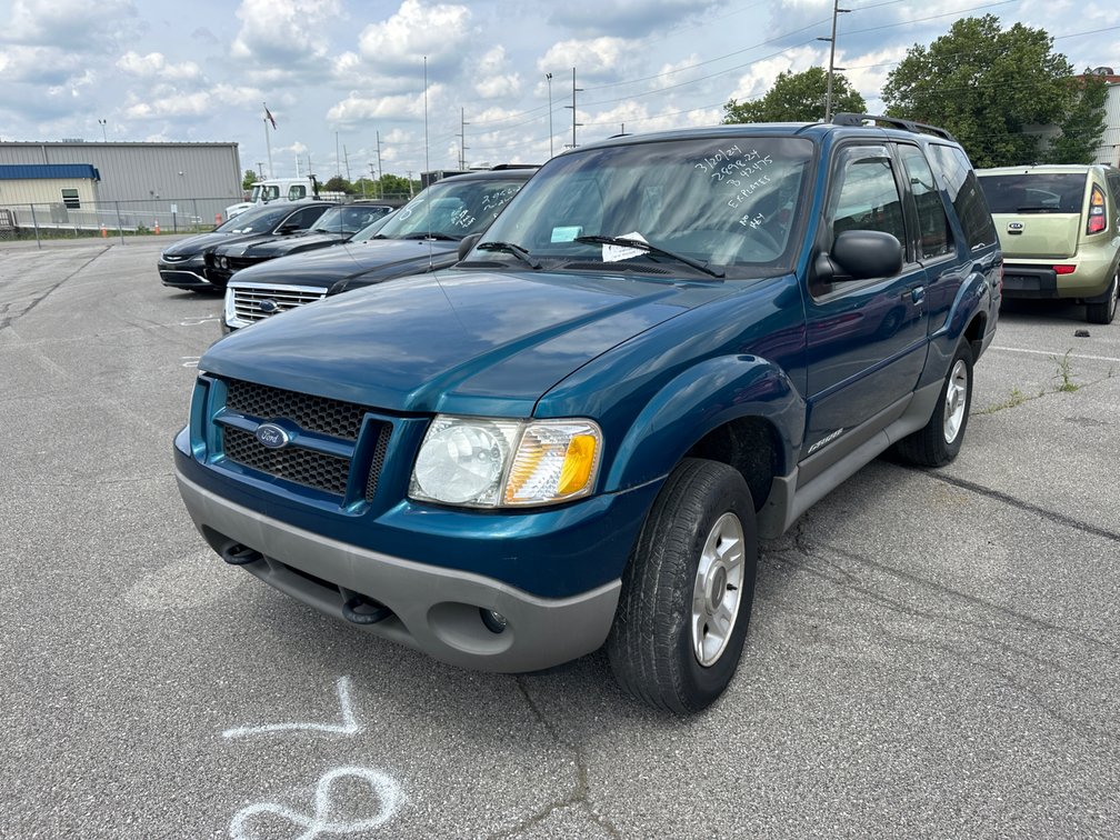 2002 Blue Ford Explorer Sport