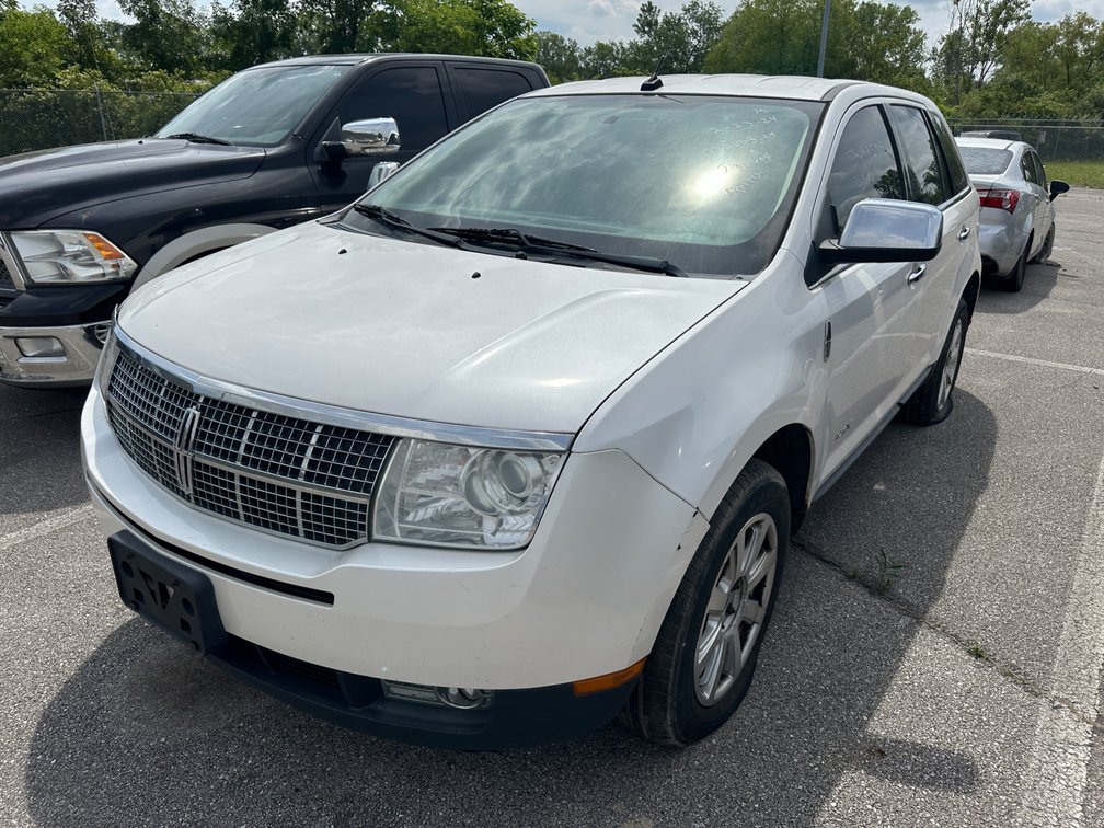 2010 White Lincoln MKX