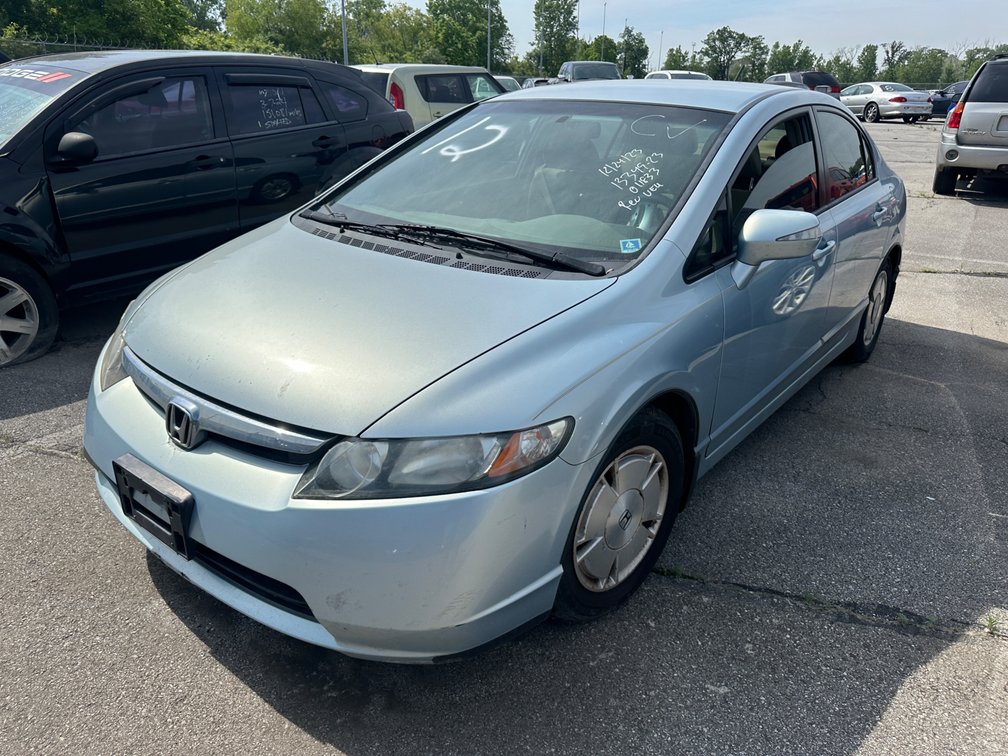 2008 Light Blue/Silver Honda Civic