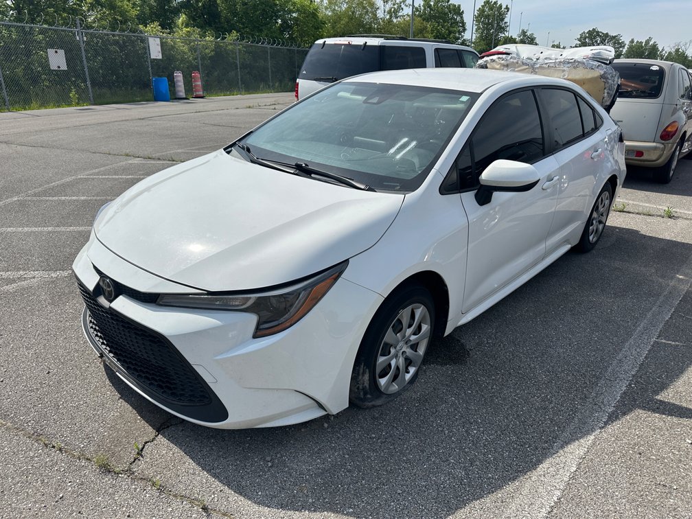 2021 White Toyota Corolla