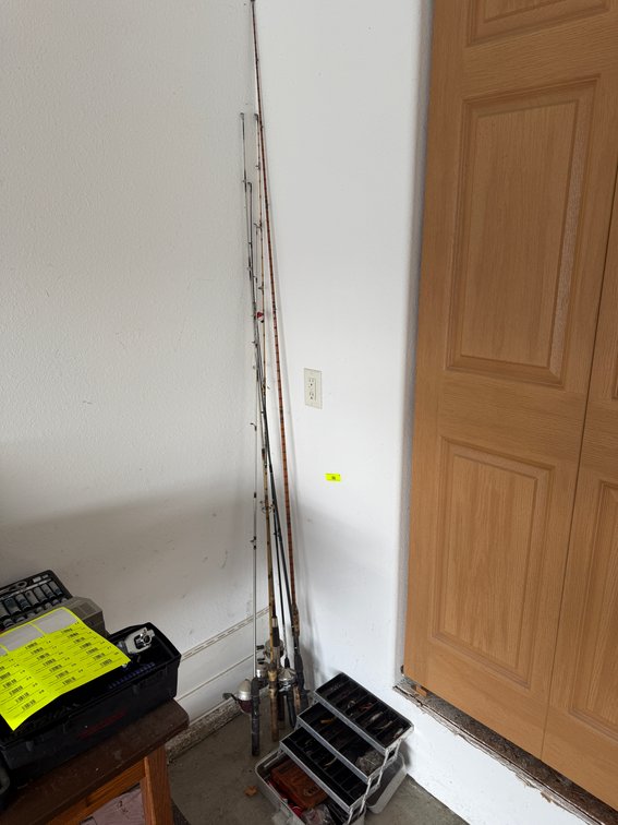 G- Fishing Poles & Tackle Box