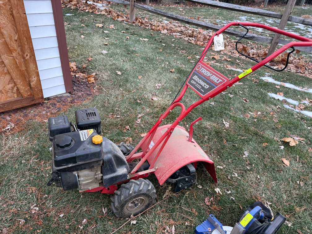S- Troy-Bilt Bronco Tiller