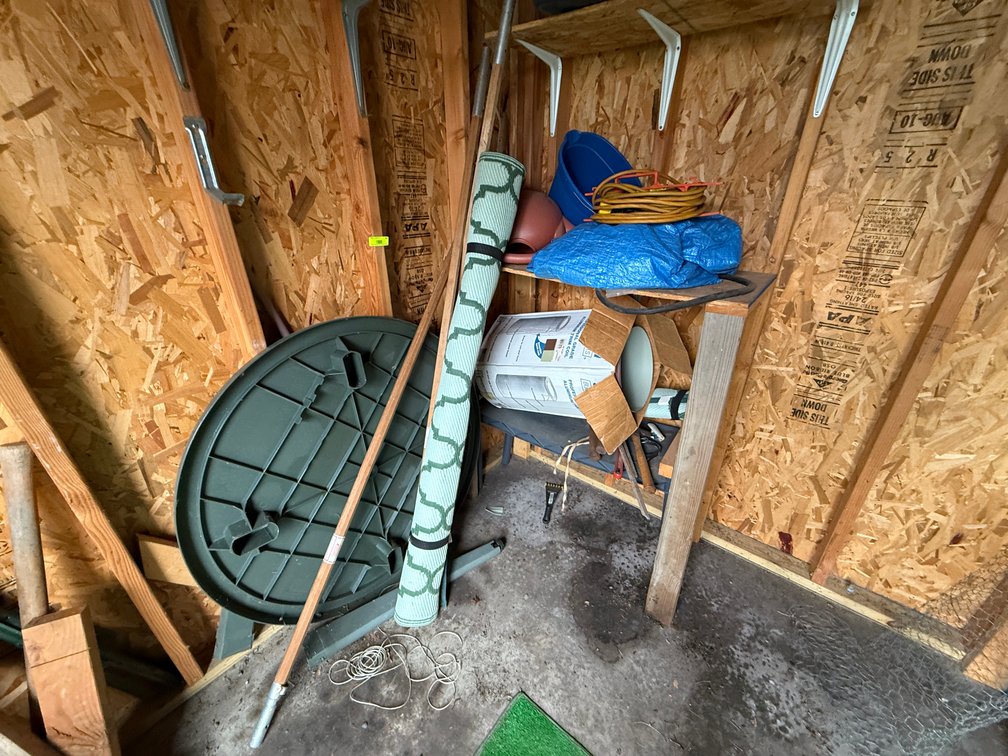 S- Contents Of Shed Corner