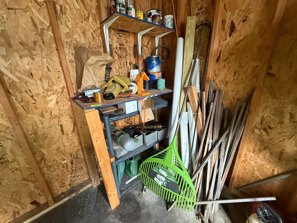 S- Contents Of Shed Corner