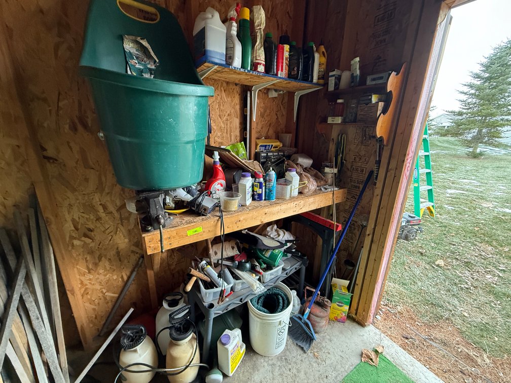 S- Contents Of Shed Corner