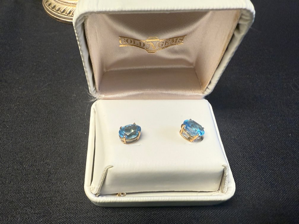 Women's 14KT Blue Earrings