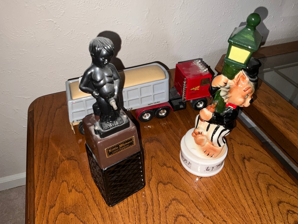 LR- (3) Bourbon Containers
