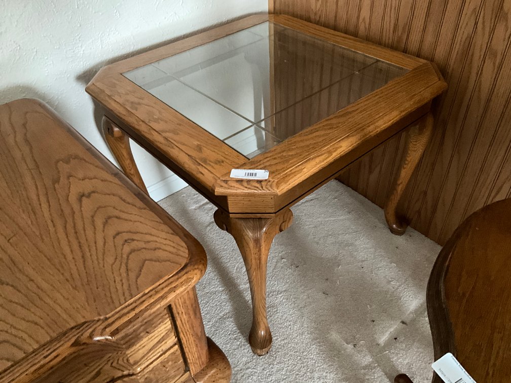 LR- Wood End Table