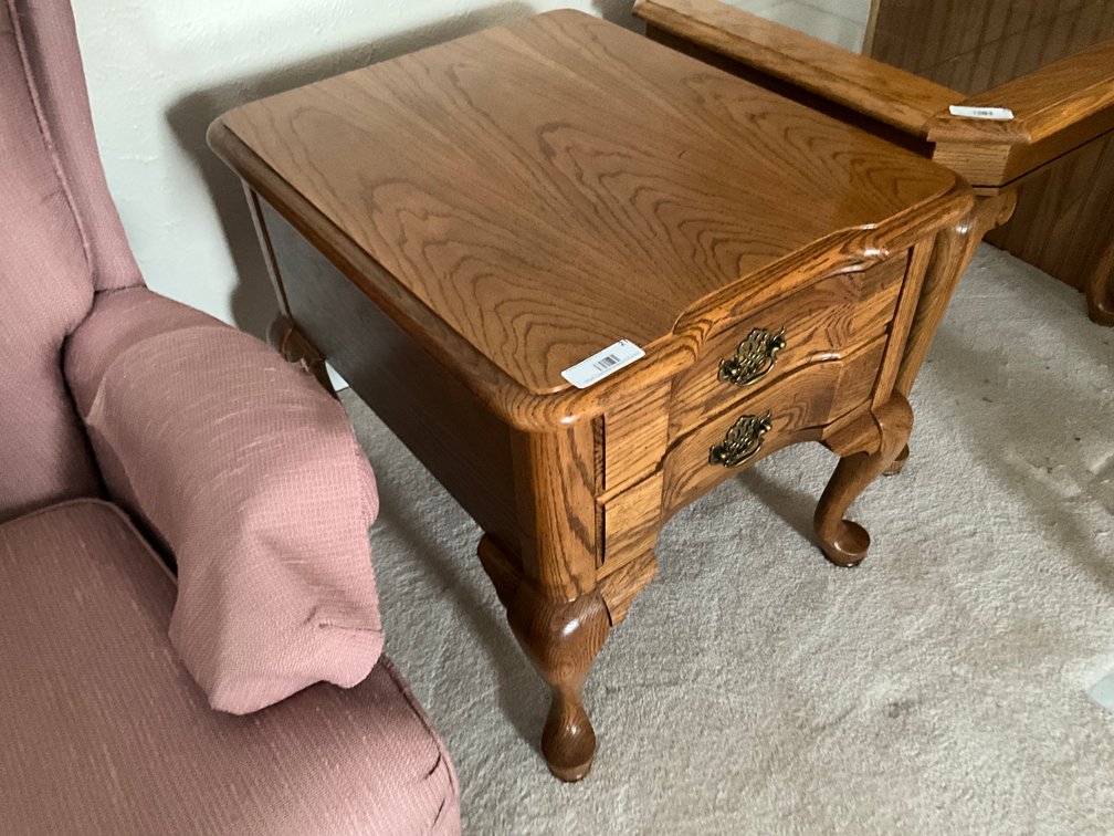 LR- Wood End Table