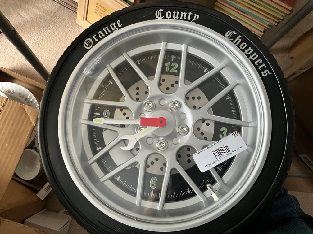 LR- Orange County Choppers Clock