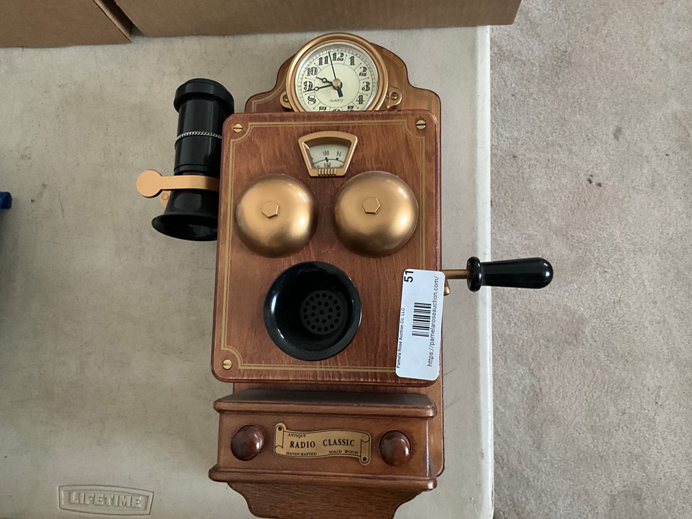 LR- Solid Wood Antique Radio Classic