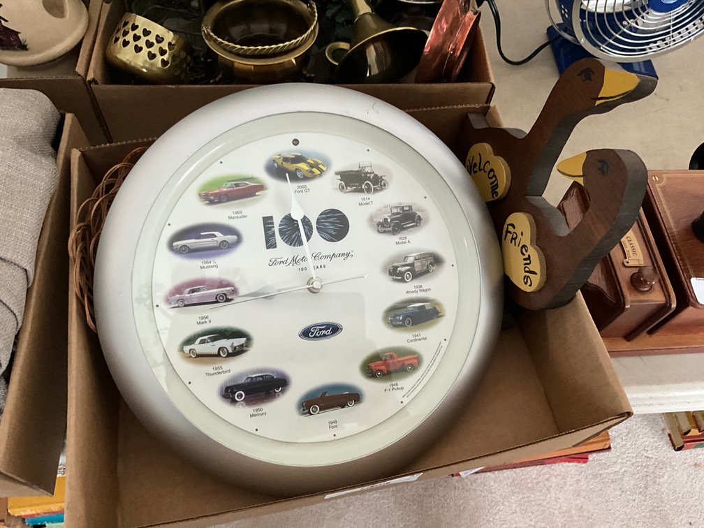 LR- Ford Clock & Home Decor