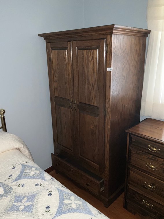 LR- Wood Armoire