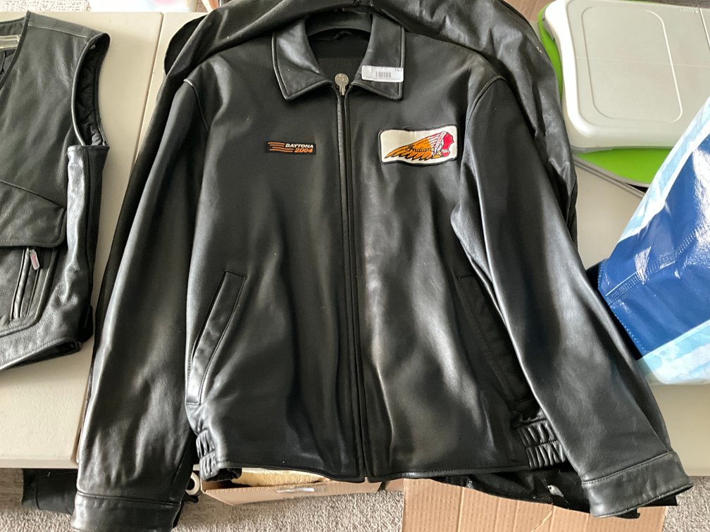 FR- Indian Motorcycle Daytona 2004 Leather Jacket