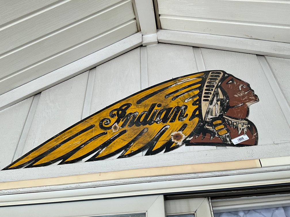 FR- Indian Motorcycle Sign